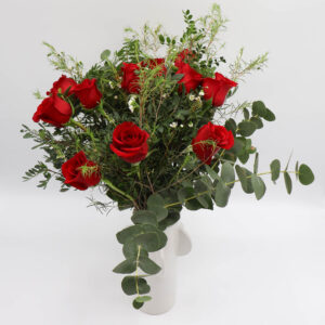 Ramo Wild Red - "Dilo sin filtros" (12 Rosas)