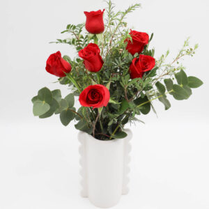 Ramo Wild Red - "Dilo sin filtros" (6 Rosas)